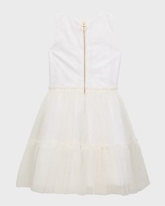 Платье Gemma для девочек с накладкой из золотых точек, размер 7–16 Zoe