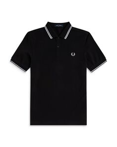 Поло узкого кроя с двумя кончиками Fred Perry