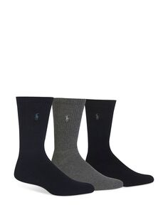 Мягкие носки для экипажа в ассортименте - упаковка из 3 шт. Polo Ralph Lauren