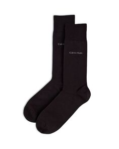 Хлопковые плоские вязаные носки Giza Calvin Klein