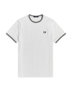 Футболка с короткими рукавами и двумя наконечниками Fred Perry