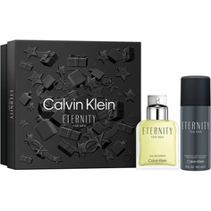 Парфюмерный набор для женщин CK Eternity Men Gift Set - 50ml Eau de Toilette Spray 100ml Shower Gel Calvin Klein