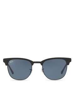 Металлические солнцезащитные очки унисекс Clubmaster, 51 мм Ray-Ban