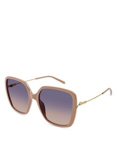 Солнцезащитные очки Elys Squared, 57 мм Chloe