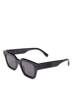 Солнцезащитные очки Fendigraphy прямоугольной формы, 51 мм Fendi