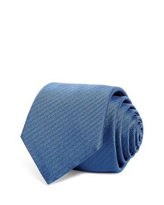 Шелковый галстук скинни с микро-шевроном Zegna