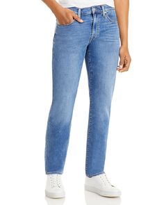 Узкие прямые джинсы Brixton в цвете Магнолия Joe&apos;s Jeans