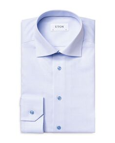 Текстурированная классическая рубашка Slim Fit Eton