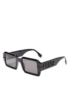 Солнцезащитные очки Fendigraphy прямоугольной формы, 52 мм Fendi