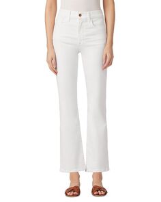 Белые укороченные расклешенные джинсы с высокой посадкой Callie Joe&apos;s Jeans