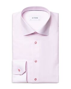Текстурированная классическая рубашка Slim Fit Eton