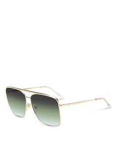 Солнцезащитные очки-авиаторы прямоугольной формы, 62 мм Isabel Marant
