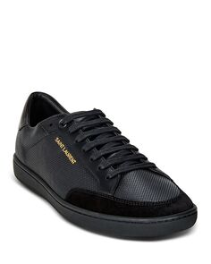 Мужские низкие кроссовки SL/10 с перфорацией Saint Laurent