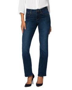 Прямые джинсы Marilyn с высокой посадкой цвета Quinn NYDJ