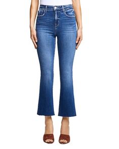 Укороченные расклешенные джинсы Kendra с высокой посадкой в ​​цвете Ларедо L&apos;AGENCE L'agence