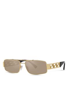 Прямоугольные солнцезащитные очки, 60 мм Versace