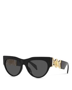 Солнцезащитные очки «кошачий глаз», 56 мм Versace