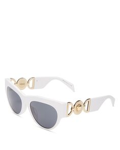 Солнцезащитные очки «кошачий глаз», 56 мм Versace