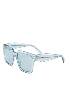 Квадратные солнцезащитные очки, 56 мм Prada