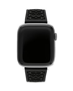 Силиконовый ремешок Coach Apple Watch, 42 мм /44 мм