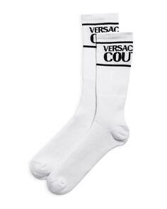 Носки с полосками с логотипом Versace Jeans Couture