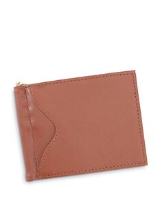 Кожаный бумажник с зажимом для денег с RFID-блокировкой ROYCE New York