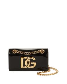 Кожаный чехол для телефона через плечо Dolce &amp; Gabbana