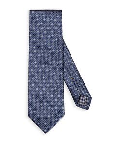 Шелковый классический галстук с цветочным принтом Eton