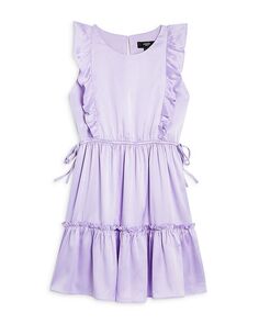 Атласное платье с развевающимися рукавами для девочек, Little Kid, Big Kid — 100% эксклюзив AQUA