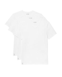 Хлопковые футболки с V-образным вырезом, упаковка из 3 шт. Lacoste