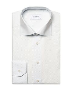 Приталенная рубашка в горошек Eton