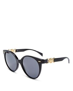 Круглые солнцезащитные очки, 55 мм Versace