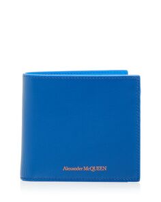 Кожаный бумажник 8CC двойного сложения Alexander McQUEEN
