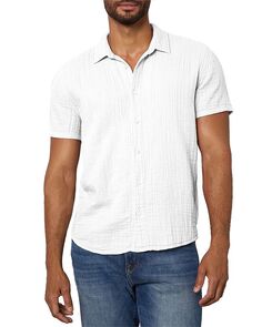 Christian02 Рубашка из хлопкового крепа на пуговицах Velvet by Graham &amp; Spencer, белый