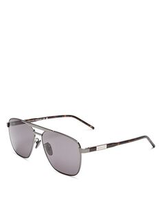 Солнцезащитные очки-авиаторы Brow Bar, 58 мм Gucci