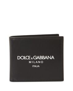 Кожаный бумажник в два сложения Dolce &amp; Gabbana