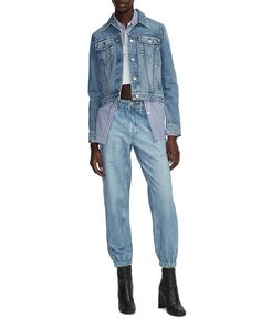 Хлопковые джинсовые джоггеры Miramar rag &amp; bone