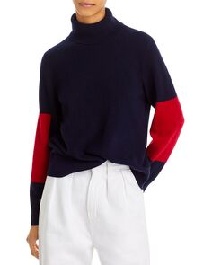 Кашемировый свитер с цветными блоками и локтями — 100% эксклюзив C by Bloomingdale&apos;s Cashmere