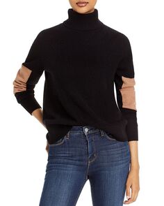 Кашемировый свитер с цветными блоками и локтями — 100% эксклюзив C by Bloomingdale&apos;s Cashmere