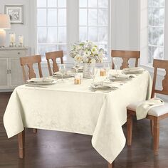 Продолговатая скатерть Caiden Elegance Damask, 60 x 144 дюйма Villeroy &amp; Boch