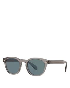 Круглые солнцезащитные очки Sheldrake, 49 мм Oliver Peoples