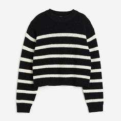 Свитер H&amp;M Rib-knit, черный H&M