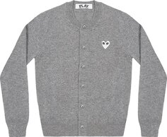 Кардиган Comme des Garçons PLAY Heart Cardigan &apos;Light Grey&apos;, серый