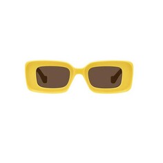 Солнцезащитные очки Loewe Chunky Anagram, желтый/коричневый