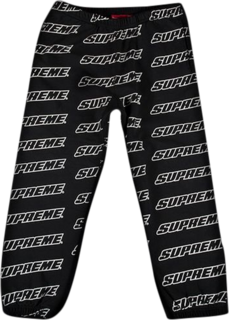 Спортивные брюки Supreme Repeat Sweatpant &apos;Black&apos;, черный