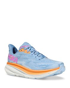 Кроссовки Clifton 9 Hoka, небесно-голубой