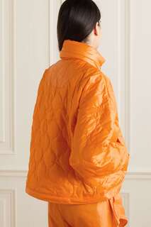 POLO RALPH LAUREN стеганая куртка Rlx из переработанного рипстопа, апельсин