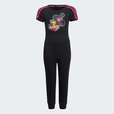 Комбинезон Adidas Sportswear Mickey Mouse, черный/розовый