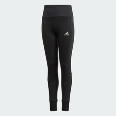 Тайтсы Adidas Sportswear Aeroready High-rise Comfort Workout Yoga, черный/серебристый
