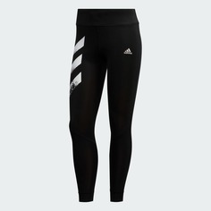 Тайтсы Adidas Running Own The Run 3-stripes Fast, черный